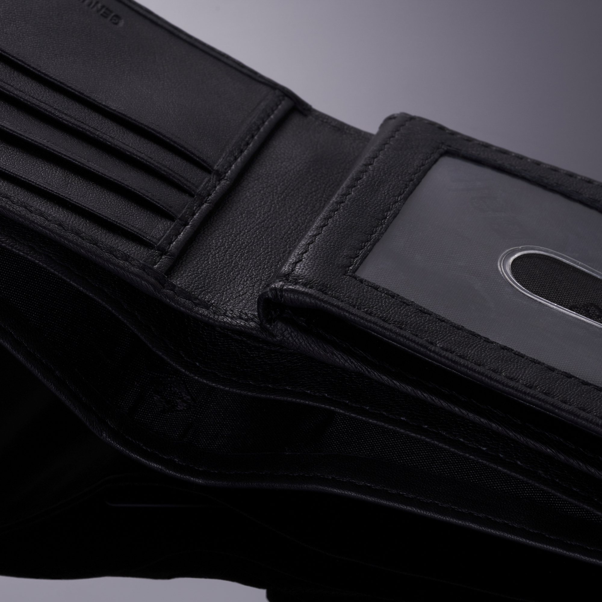 Alpine Swiss Mens Leather Wallet Money Clip Bifold Trifold Front Pocket